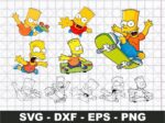 Bart Simpson SVG