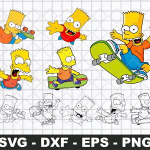 Bart Simpson SVG