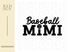 Baseball Mimi SVG