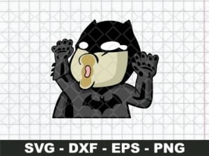 Batman Funny Sticker SVG