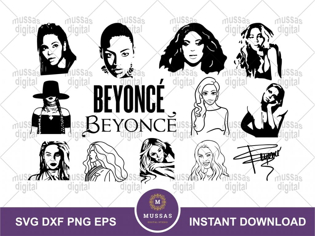 Beyonce SVG