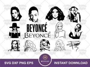 Beyonce SVG Clipart Bundle