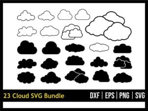 Cloud SVG Bundle