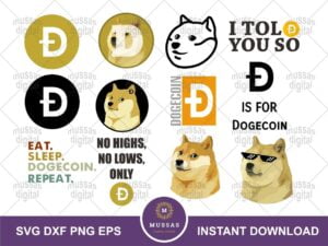Dogecoin SVG Bundle