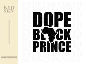 Dope Black Prince SVG