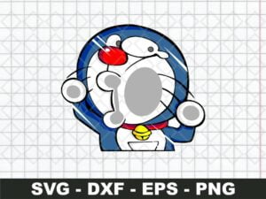Doraemon Funny Sticker SVG