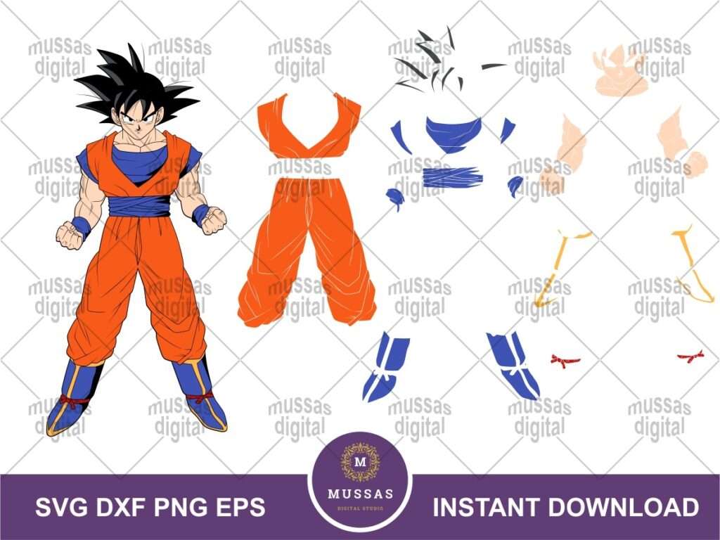 Free Free Goku Layered Svg 785 SVG PNG EPS DXF File