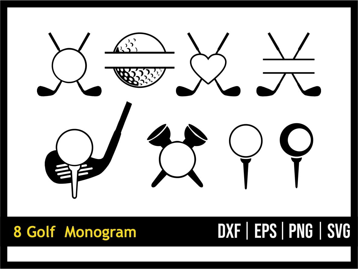 Download Golf Svg Monogram Vectorency