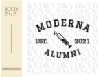 Moderna Alumni Est 2021 SVG