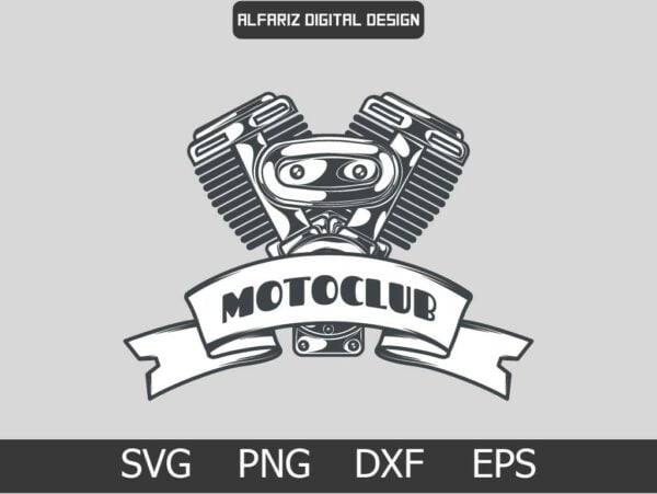 Motoclub Vectorency MotoClub SVG