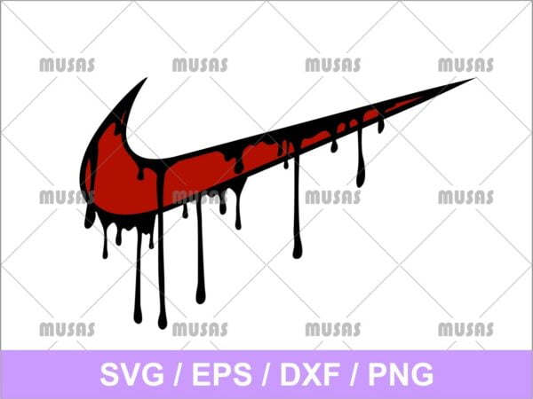 Nike Layered Drip SVG