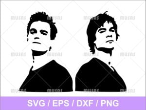 Salvatore Brothers Vampire Diaries SVG
