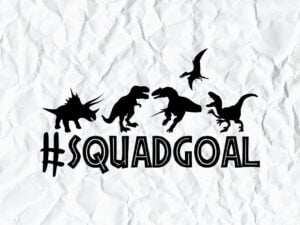 Squad Goals Jurassic Park SVG