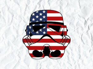 Stormtrooper US Flag SVG