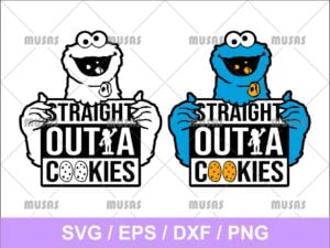 Straight Outta Cookies SVG