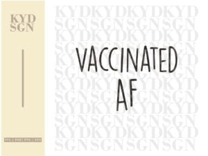 Vaccinated AF SVG