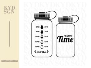 Water Time Tracker SVG