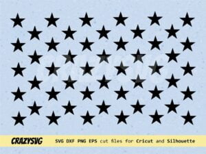 50 Stars United States SVG
