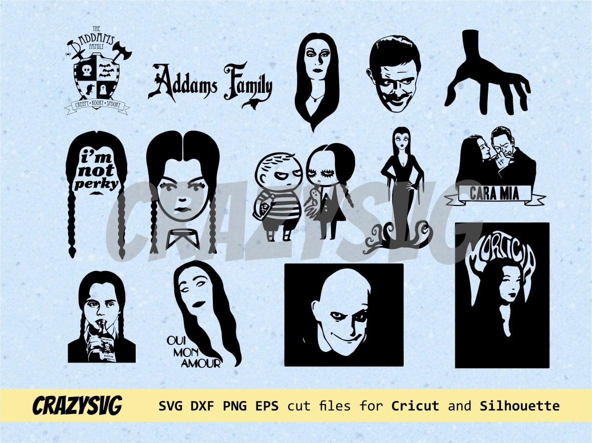 53 Addams Family Thing Svg SVG PNG EPS DXF File