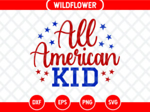 All American Kid SVG