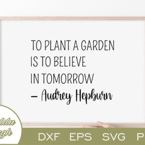 Audrey Hepburn Quote SVG