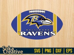 Cricut Vector Baltimore Ravens SVG PNG