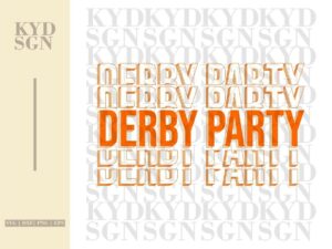 Derby Party SVG