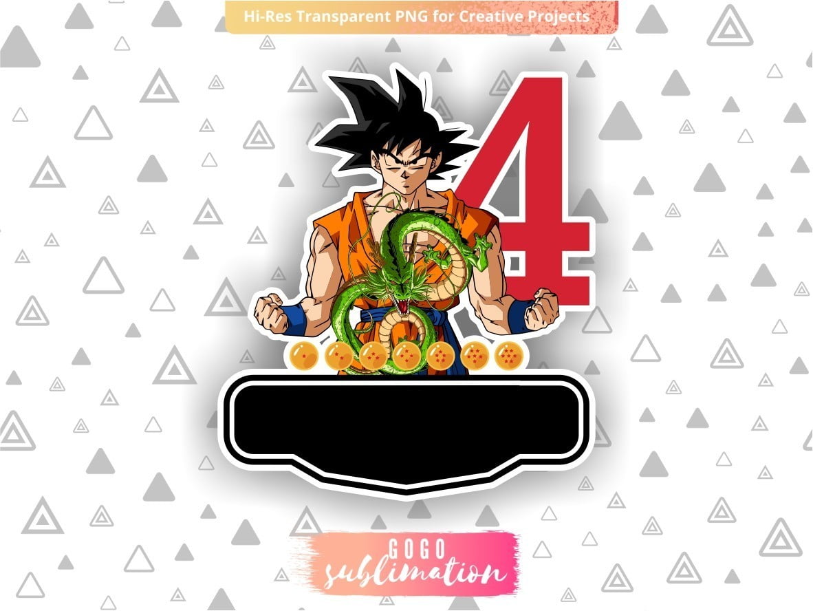 dragon-ball-z-birthday-number-4-cake-topper-printable-vectorency