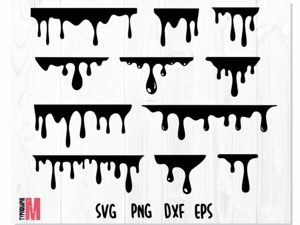 Dripping borders 1 scaled Vectorency Dripping borders SVG | Dripping borders svg bundle | Dripping borders svg cut files | Dripping borders set vector files | Dripping borders svg files cricut