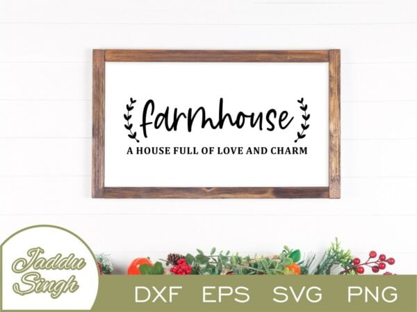 Farmhouse Definition SVG