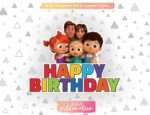 Happy Birthday Cocomelon Cake Topper PNG Printable