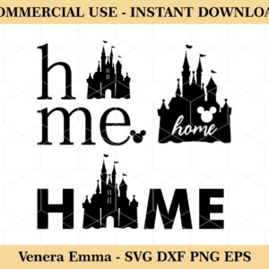 Home Disney Castle SVG