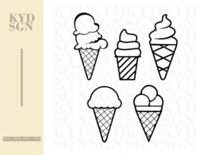 Ice Cream SVG Clipart