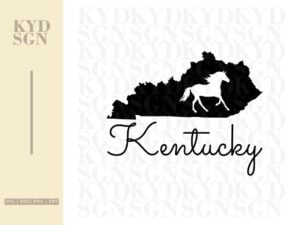 Kentucky Derby Horse Map SVG