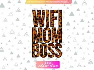 Leopard Wife Mom Boss Sublimation