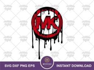 MK Brand Logo Drip
