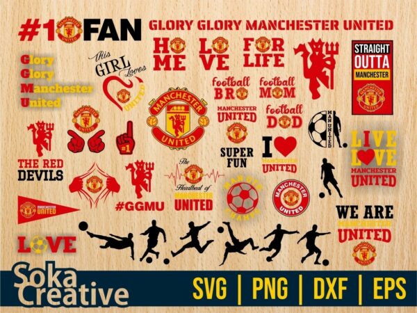 Manchester United SVG Bundle