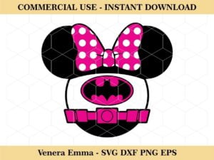 Minnie Mouse Batgirl