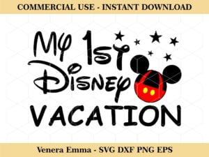 My 1st Disney Vacation Cut File