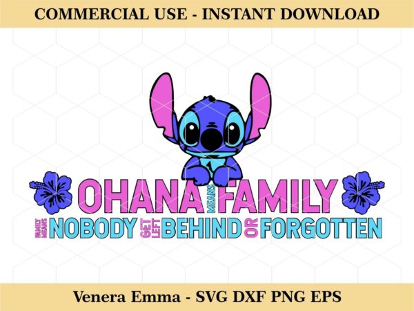 Ohana Means Family Lilo and Stitch