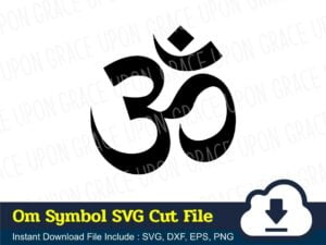 Om Symbol SVG Cut File