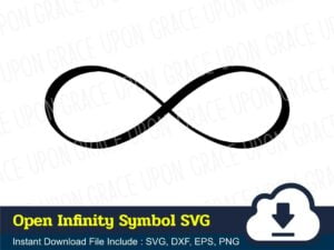 Open Infinity Symbol SVG
