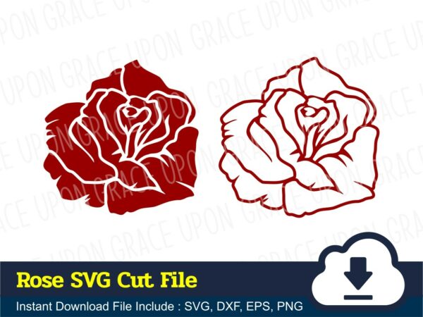 Rose SVG Cut File