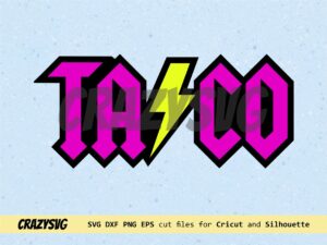 Taco SVG ACDC Style
