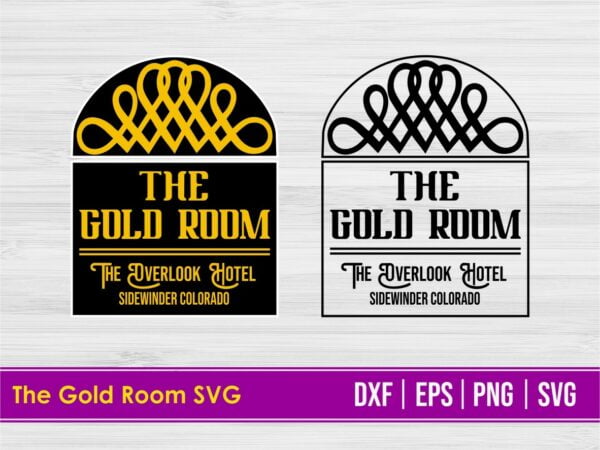 The Gold Room Digital Cut File The Shining SVG