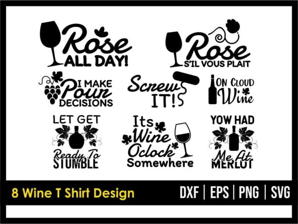 Download Wine T Shirt Design Svg Vectorency