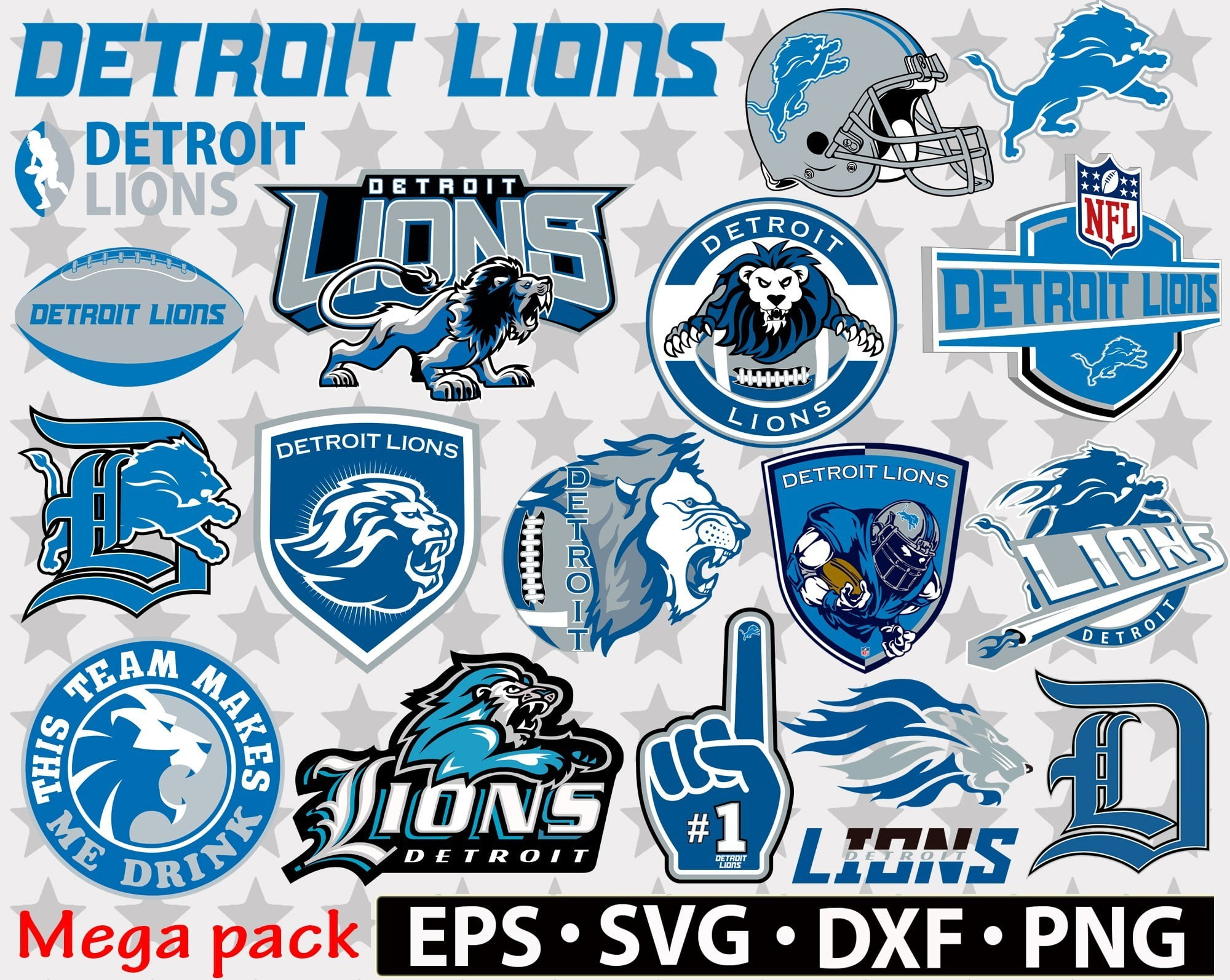 Free Free 140 Vector Detroit Lions Svg SVG PNG EPS DXF File