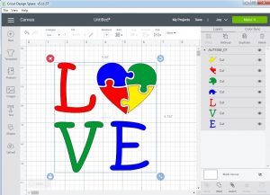 Autism puzzle heart love SVG 2