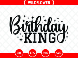 Birthday King SVG