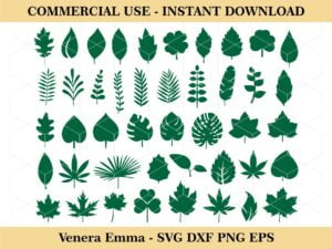 Leaf Paper Leaves SVG Cricut Template